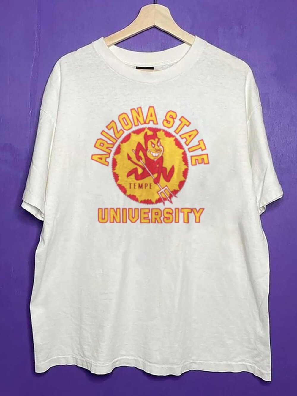 ASU Arizona State Sun Devils Logo Shirt, Retro Arizona State University T Shirt